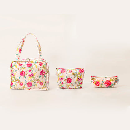 Pomegranate Cosmetic Bag 3 x Set (SAVE R100) Overnight, Large, Small